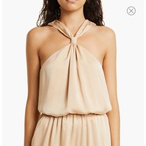 NWT Ramy Brook Hunter Knot Front Blouse